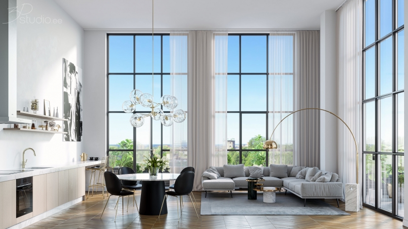 3D, Visualisointi, kiinteisto, arkkitehtuuri, kuvat